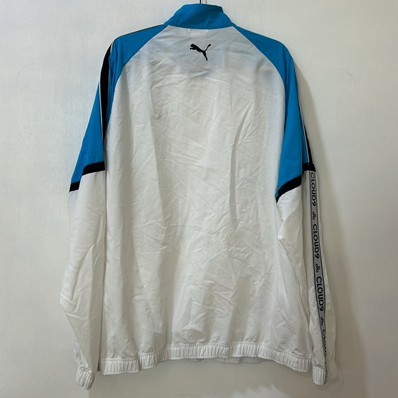 PUMA MOMENTUM GAMING TRACK JACKET WHITE BLUE MENS SIZE  3XL - Picture 5 of 12